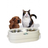 美國 OurPet's 防脊椎側彎兼具儲藏式雙碗