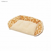 超划算!日本IRIS幾何摺疊沙發床/咖啡色(大型犬)