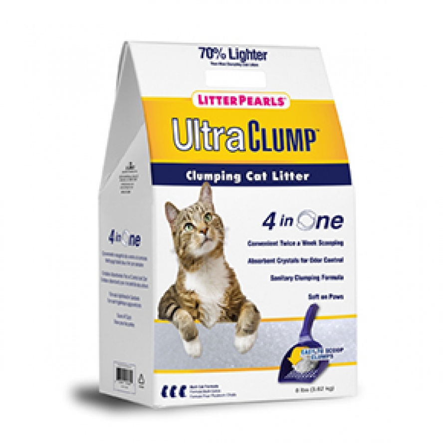Ultra pet 型貓寓所貓砂-『輕雪沙』，8磅等同25磅使用量