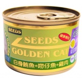 Golden Cat 頂級黃金貓罐 (鮪魚+吻仔魚+雞肉) /170G，加大更划算_[0]