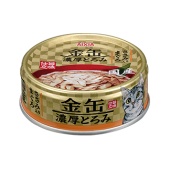 (日本製)Aixia 頂級金罐濃厚系列~厚片+濃湯，挑嘴貓最愛/鮪魚+雞肉