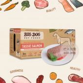 BARF~巴夫生食肉餅 BIG DOG RAW FOOD~鮭魚口味/盒(含運)
