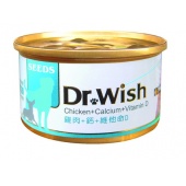 獸醫通路專賣~Dr. Wish愛犬營養食(雞肉+鈣+維他命D泥狀)/85g_[5]