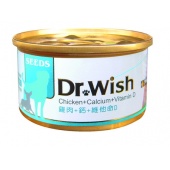 獸醫通路專賣~Dr. Wish愛犬營養食(雞肉+鈣+維他命D泥狀)/85g_[5]
