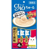 全面特價!日本CIAO 超美味貓咪液態零食-鮪魚+干貝/4包