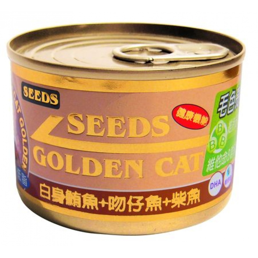 Golden Cat 頂級黃金貓罐 (鮪魚+吻仔魚+柴魚) /170G，加大更划算