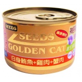 Golden Cat 頂級黃金貓罐 (鮪魚+雞肉+蟹肉) /170G，加大更划算