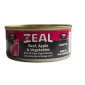 【主食罐】紐西蘭ZEAL天然無穀低敏貓罐+Q10/牛肉蘋果鮮蔬
