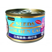 新口味!Golden Cat頂級黃金貓罐 (白身鮪魚+吻仔魚) /170G，加大更划算_[0]