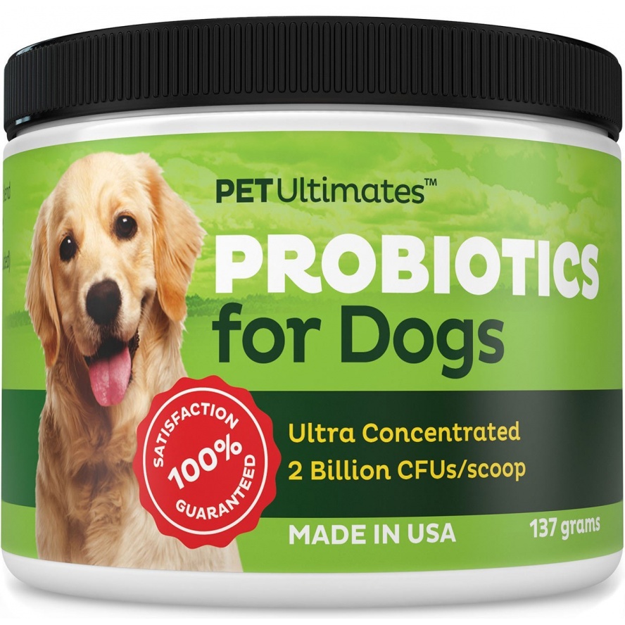 (保存2018.08)美國Pet Ultimates犬用『終極益生菌』，AMAZON銷售NO.1（益生菌＋益菌生）/137g