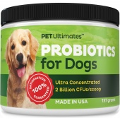 (保存2018.08)美國Pet Ultimates犬用『終極益生菌』，AMAZON銷售NO.1（益生菌＋益菌生）/137g