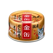 (保存2022.3.1)【新包裝，日本製】日本AIXIA高湯金罐~7號鮪魚，豐富湯汁的頂級貓罐/70g_[0]