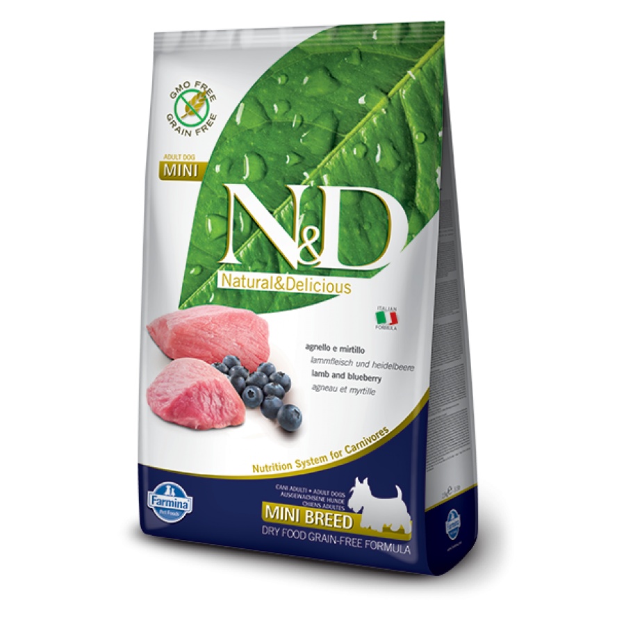 義大利Farmina天然無穀『犬』糧~羊肉藍莓(小顆粒)/2.5kg
