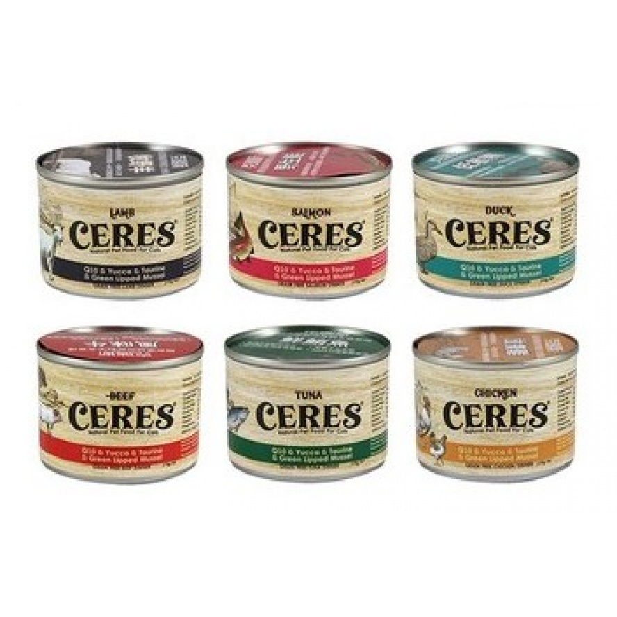 【嚐鮮組合】CRIUS(原CERES) 克瑞斯~無穀主食貓餐罐/6種口味各1