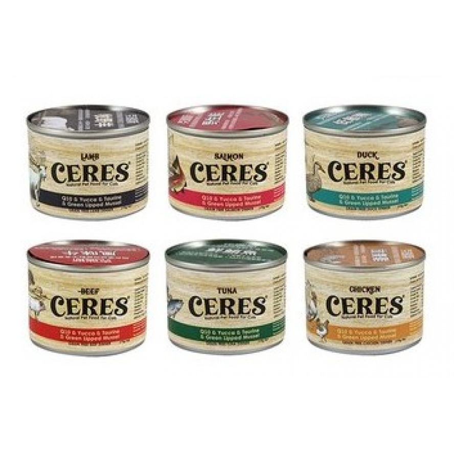 嚐鮮組合 Crius 原ceres 克瑞斯 無穀主食貓餐罐 6種口味各1 罐頭 喵喵 嚴選罐頭 主副食 Vbone 寵物購物網 寵物商品嚴選 專業保健