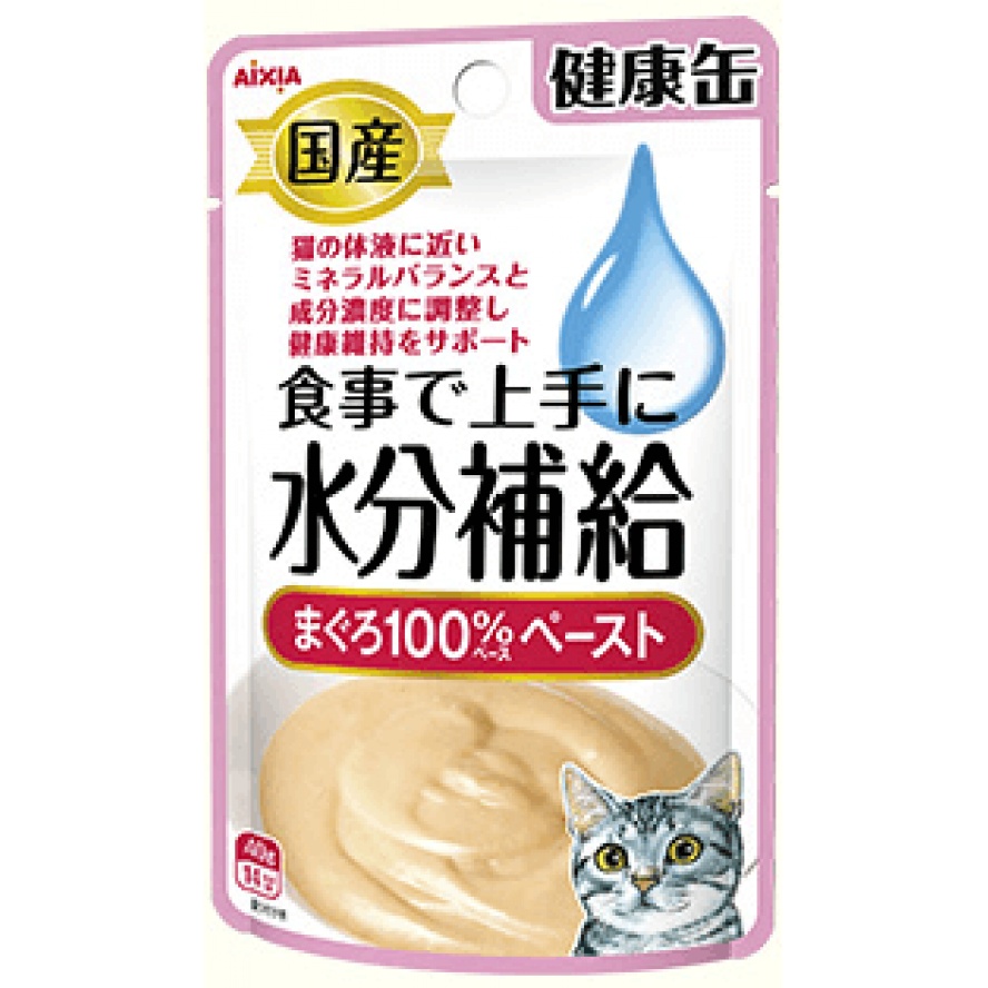 AIXIA~水份補給軟包(日本製)，最接近貓咪體液中成分/鮪魚泥狀