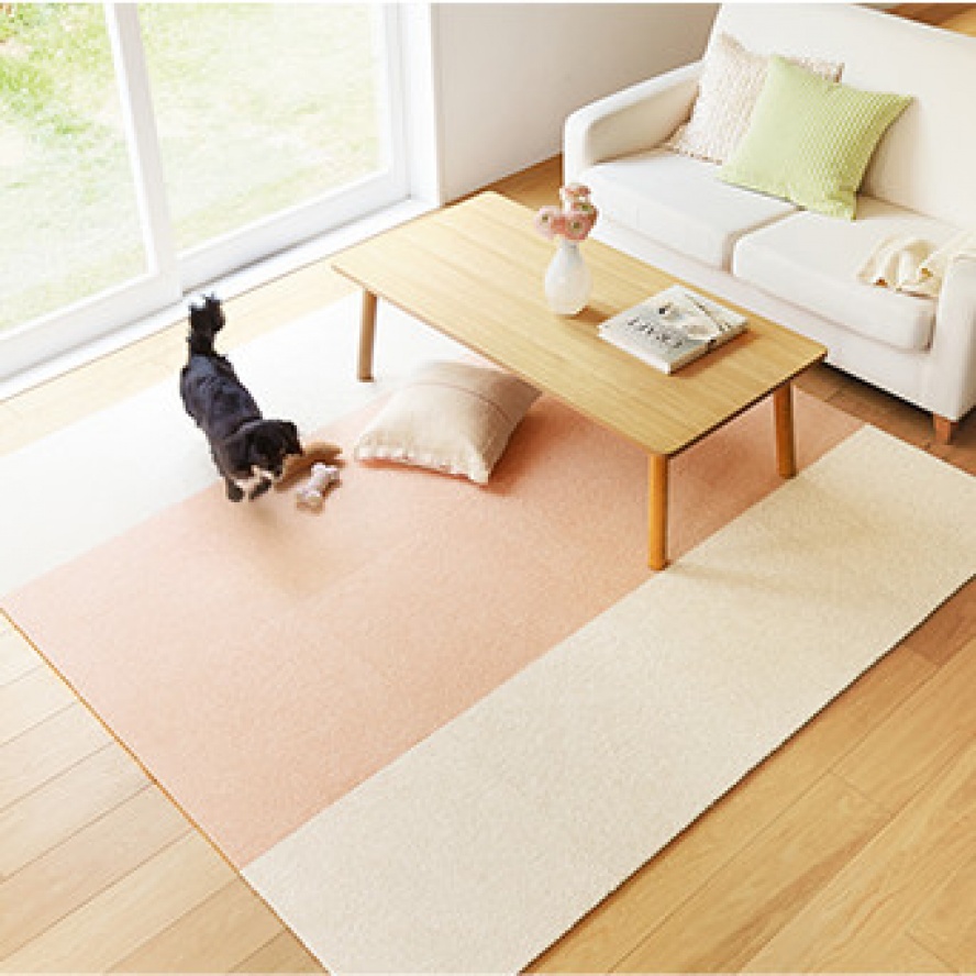 【預購檔次】日本TOLI東理寵物防滑地墊/地毯(型號FF2400系列)，50*50CM/10片裝