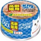 日本CIAO旨定長壽餐罐~14歲(鰹魚)/75G