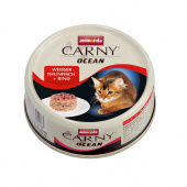 (保存2021.12.26)德國Carny Ocean海洋貓罐~不含穀類大豆(鮪魚+牛肉)/80g
