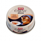 (保存2021.12.25)德國Carny Ocean海洋貓罐~不含穀類大豆(鮭魚+吻仔魚)/80g