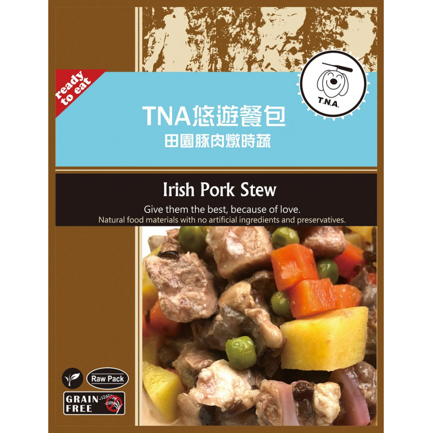 T.N.A 悠遊鮮食餐包系列-田園豚肉燉時蔬150g