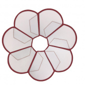 Petals-醫療版組合式花朵頭套/M-現貨為紅邊