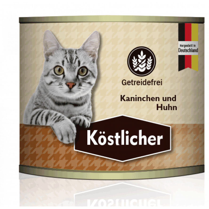【嘗鮮體驗】德國可莉司朵無榖主食貓罐-兔肉+雞肉