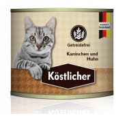 【嘗鮮體驗】德國可莉司朵無榖主食貓罐-兔肉+雞肉