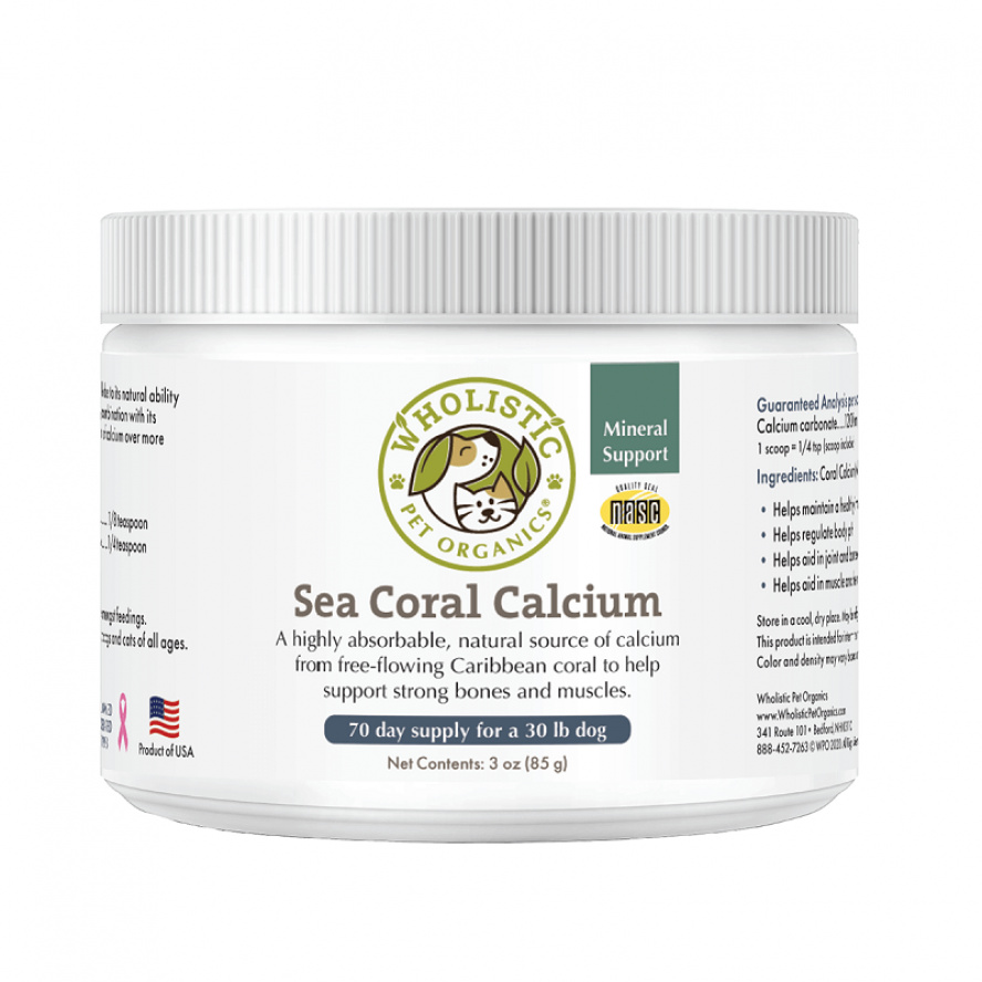 【Wholistic Pet Organics 護你姿】全齡犬貓 珊瑚鈣，38%鈣+72種微量元素/(85g)