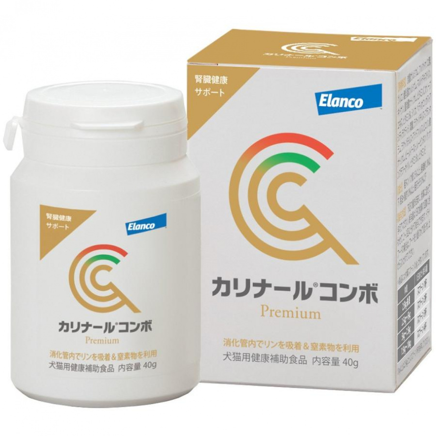 日本Elanco(原拜耳)~腎犬貓磷吸附益生菌益生元綜合營養配方/40G