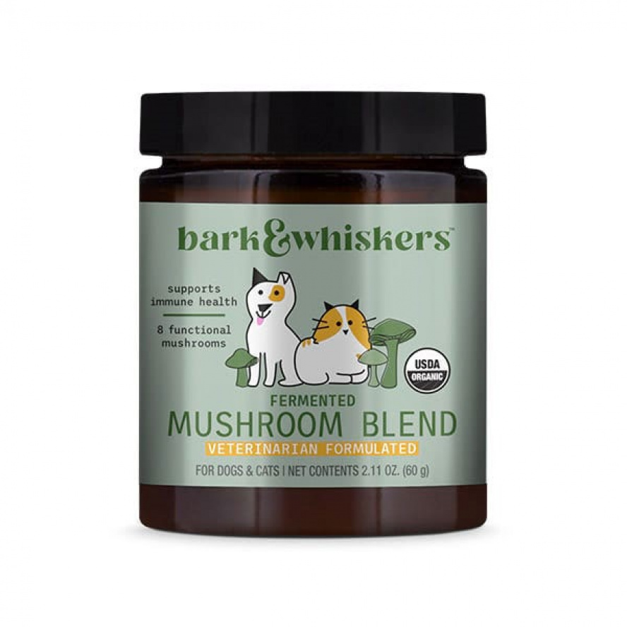 美國Dr. MERCOLA新包裝新品牌Bark & Whiskers藥食菇蕈(免疫力+腸胃)混合粉/60g