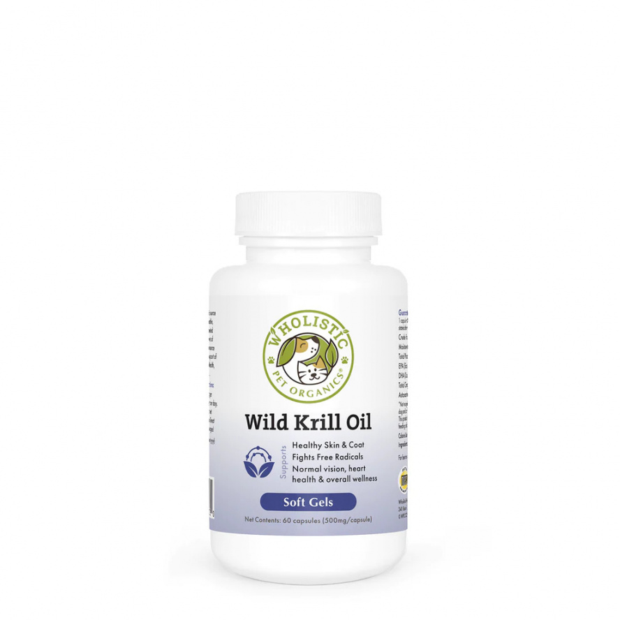 【Wholistic Pet Organics 護你姿】全齡犬貓 野生南極磷蝦油/60顆