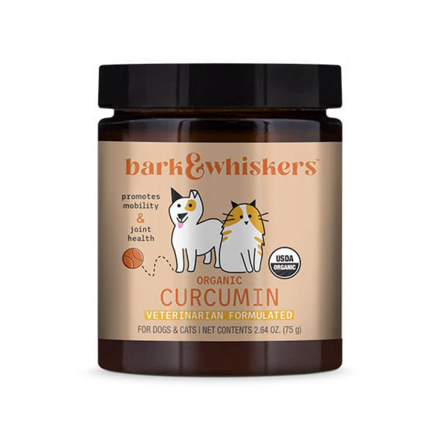 美國Dr. MERCOLA新包裝新品牌Bark & Whiskers薑黃素/75g