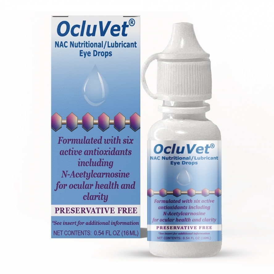 (保存2025.12)！【原廠公司貨】歐可明 OcluVet 動物眼睛保健眼液/16ml