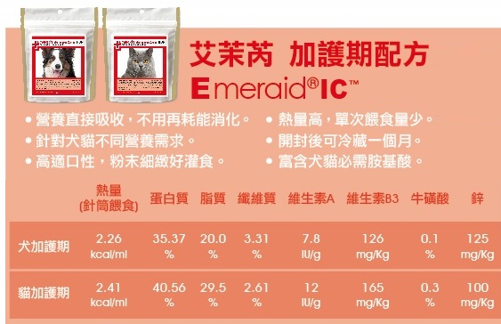 犬貓艾茉芮急症照顧營養補充粉 犬用加護期 100g 營養 免疫力 Vbone 寵物購物網 寵物商品嚴選 專業保健